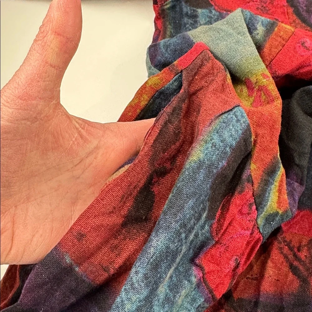 Fabulous 100% Linen Floral Maxi Dress - Picture 7 of 11